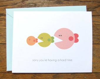 Friendship or Support Card | INSTANT DOWNLOAD DIY | Printable | Greeting Card | Funny Card | Fish Card | Waterville | Digital pdf