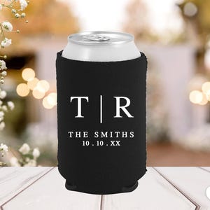 Personalized Neoprene Can Coolers | Wedding Favors, Monogrammed Huggers