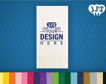 Custom Printed Guest Towels, Personalized Napkins, Party Decor