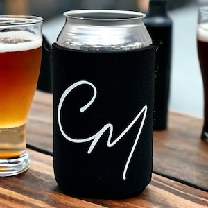Custom Neoprene Can Coolers, Personalized Huggers, Custom Collapsible Can Coolers For Weddings and Parties - JJ's Party House McAllen