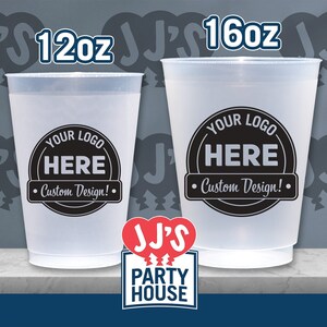 Mexican Love Birds Wedding Cups: Custom Frosted Fiesta Favors image 3