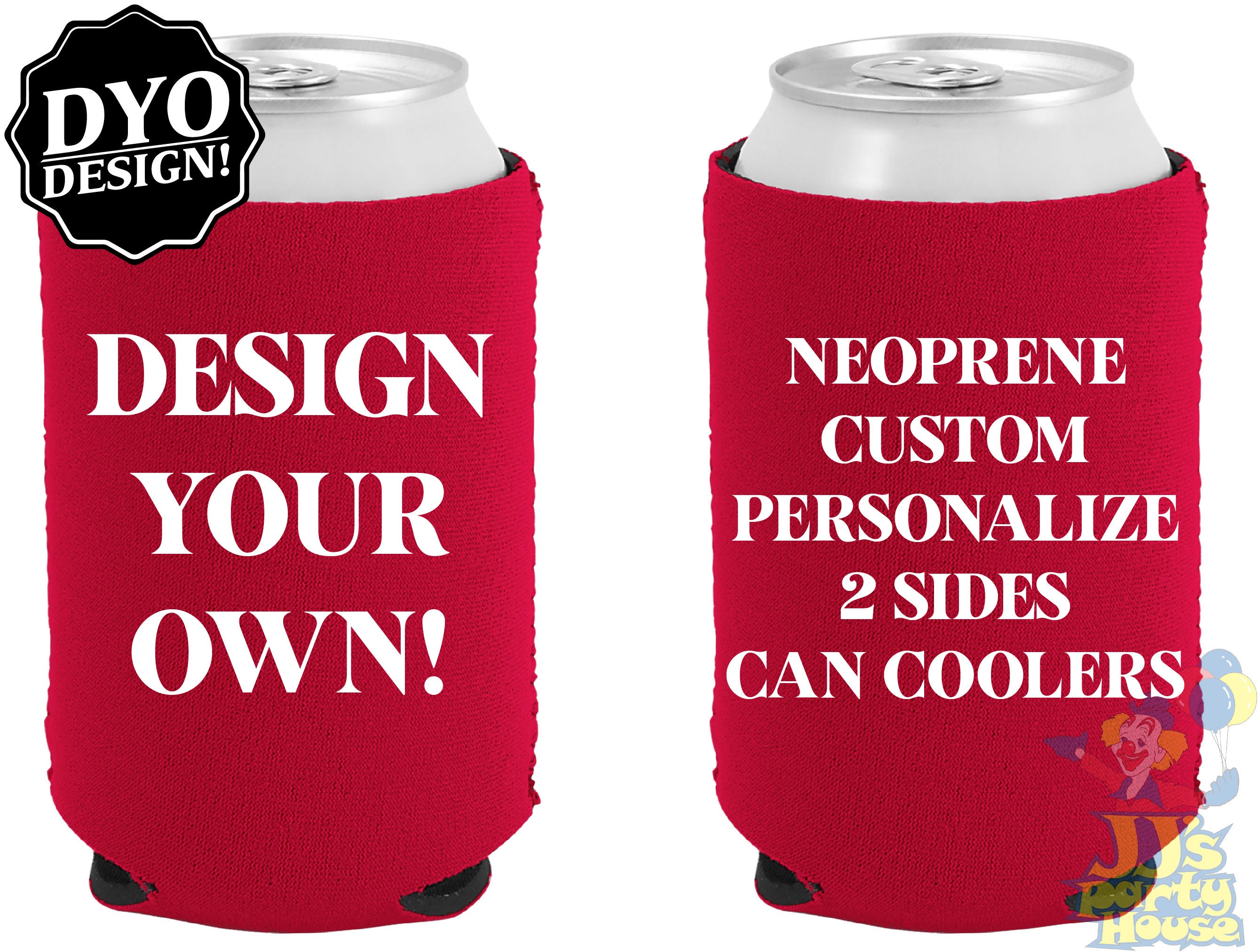 Design Custom Printed Foldable KOOZIE Can Koolers