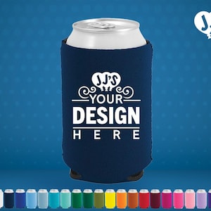 Custom Neoprene Can Coolers, Personalized Can Huggers image 1