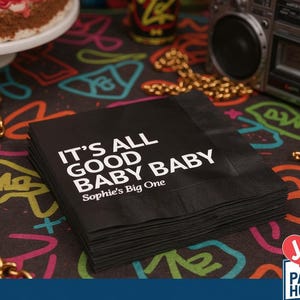 It's All Good Baby Baby Custom Personalized Beverage Napkins