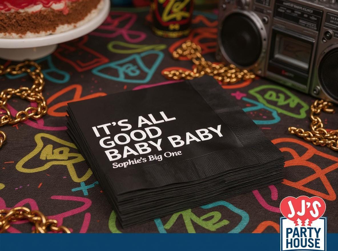 It's All Good Baby Baby Custom Personalized Beverage Napkins