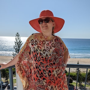 Summer Beach Dress - Beach Kaftan Dress - Plus Size Beach Dress - Caftan Dress - Plus Size Kaftan Cover Up Dress - Red Beach Cover Up Dress