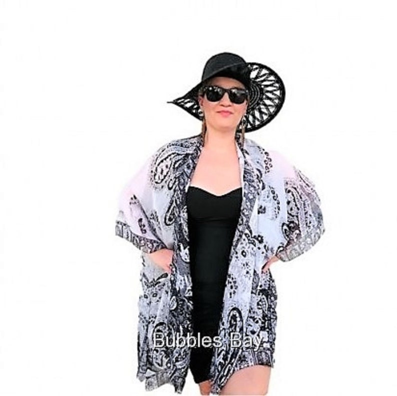 plus size black kimono cardigan