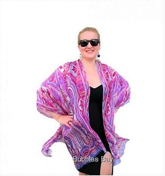 sheer kimono top