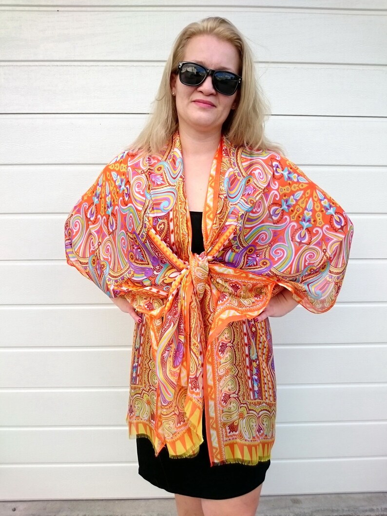 Sheer Cover Up Kimono