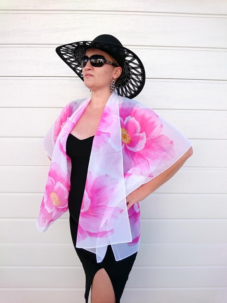 blue Sheer Chiffon beige Floral Top purple white Floral Chiffon Top black pink Plus SIze Kimono Jacket Coverup Plus Size Outfits