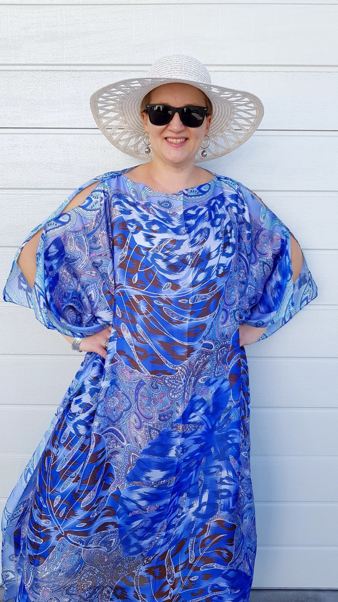 Summer Beach Dress Beach Kaftan Dress Plus Size Beach Dress Caftan ...