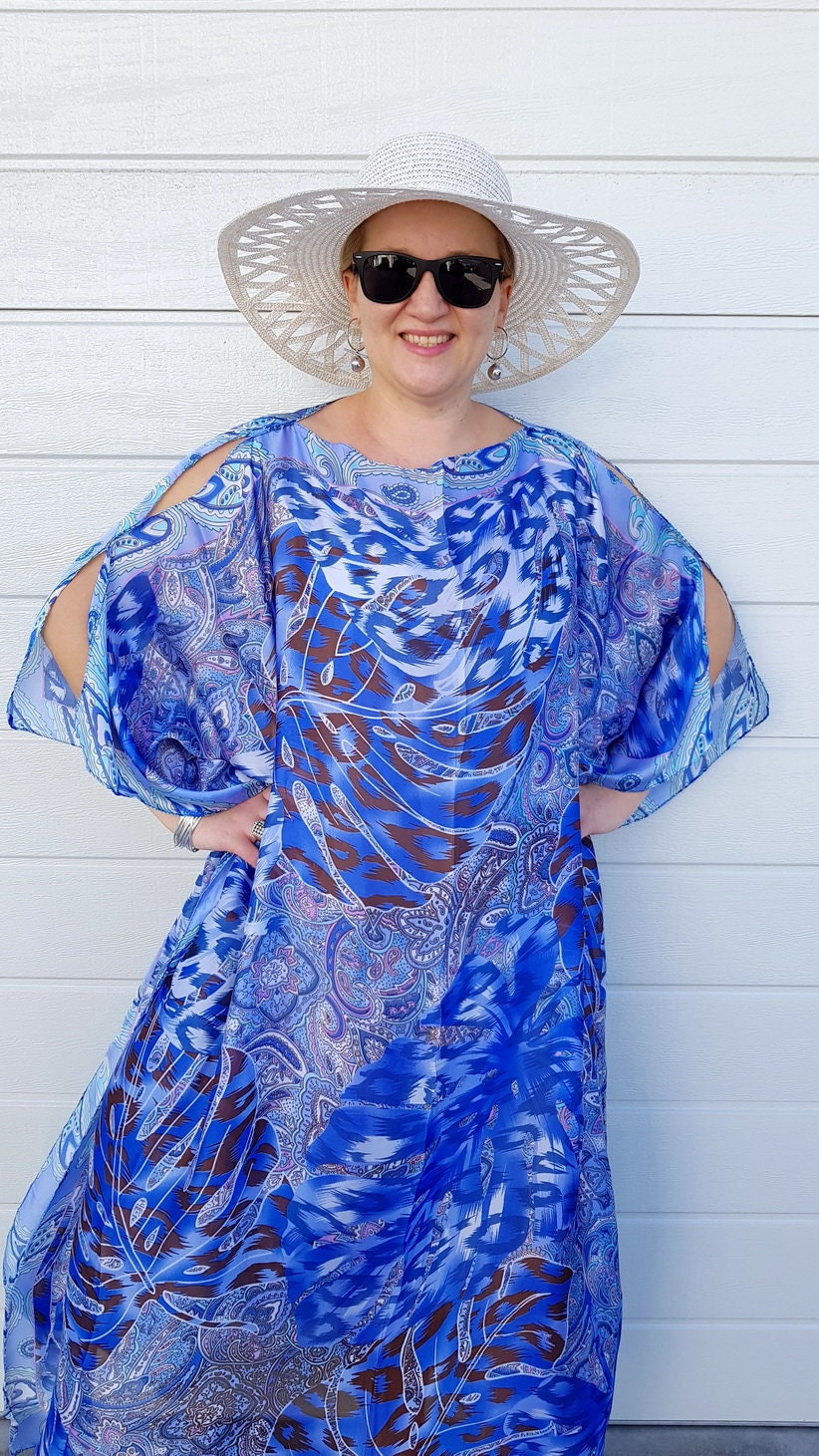 Summer Beach Dress Beach Kaftan Dress Plus Size Beach Dress Caftan