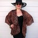 Leopard kimono jacket, sheer chiffon top, beach cover up, gypsy festival top, animal print leopard