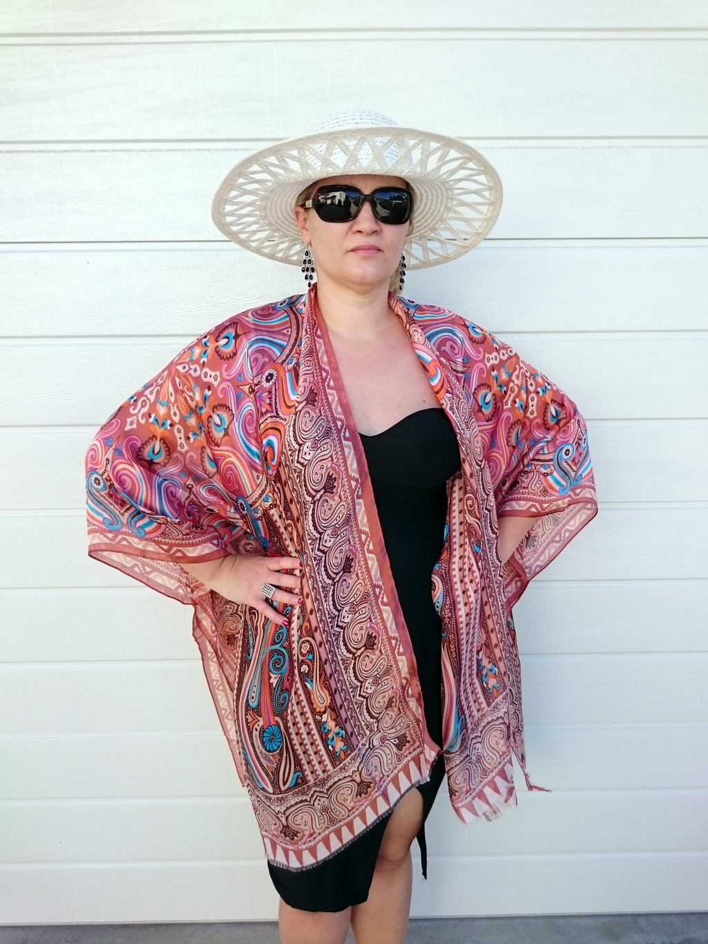Silk Kimono Robe / Paisley Kimono Cardigan / Black Kimono - Etsy Australia