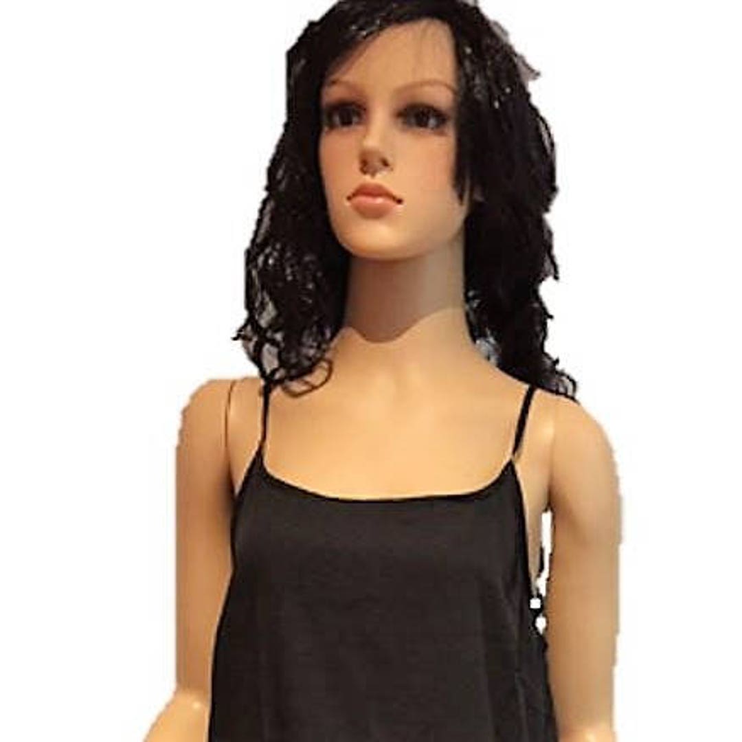BLACK Cami Adjustable Straps/ Loose Camisole/ Spaghetti Strap - Etsy