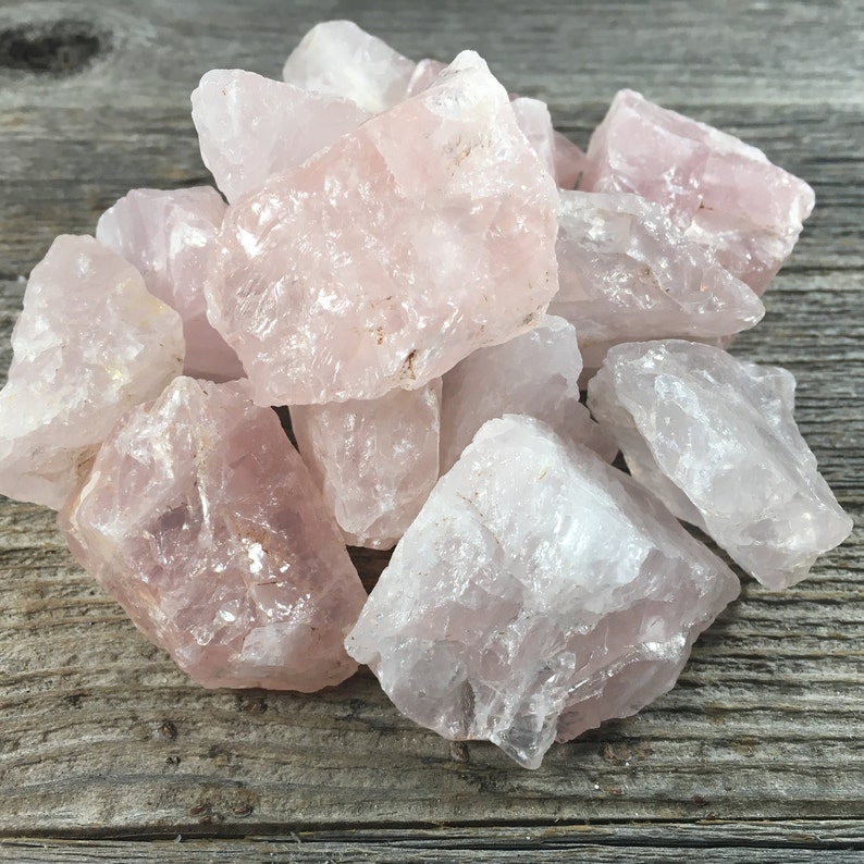 Bulk Rose Quartz Raw Rose Quartz Crystals Stones Rough Etsy