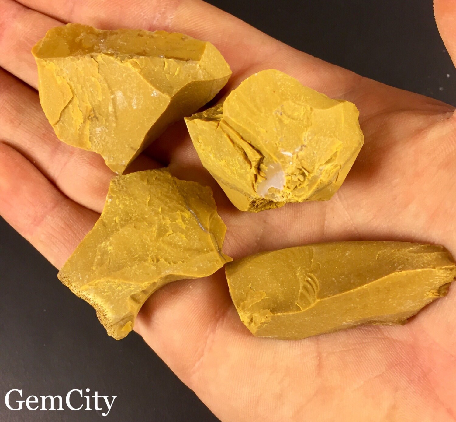 Raw Yellow Jasper Natural Yellow Jasper Stones Solar Etsy