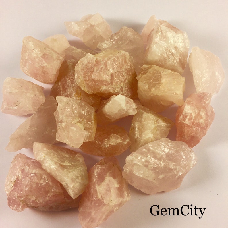 Bulk Rose Quartz Raw Rose Quartz Crystals Stones Rough Etsy