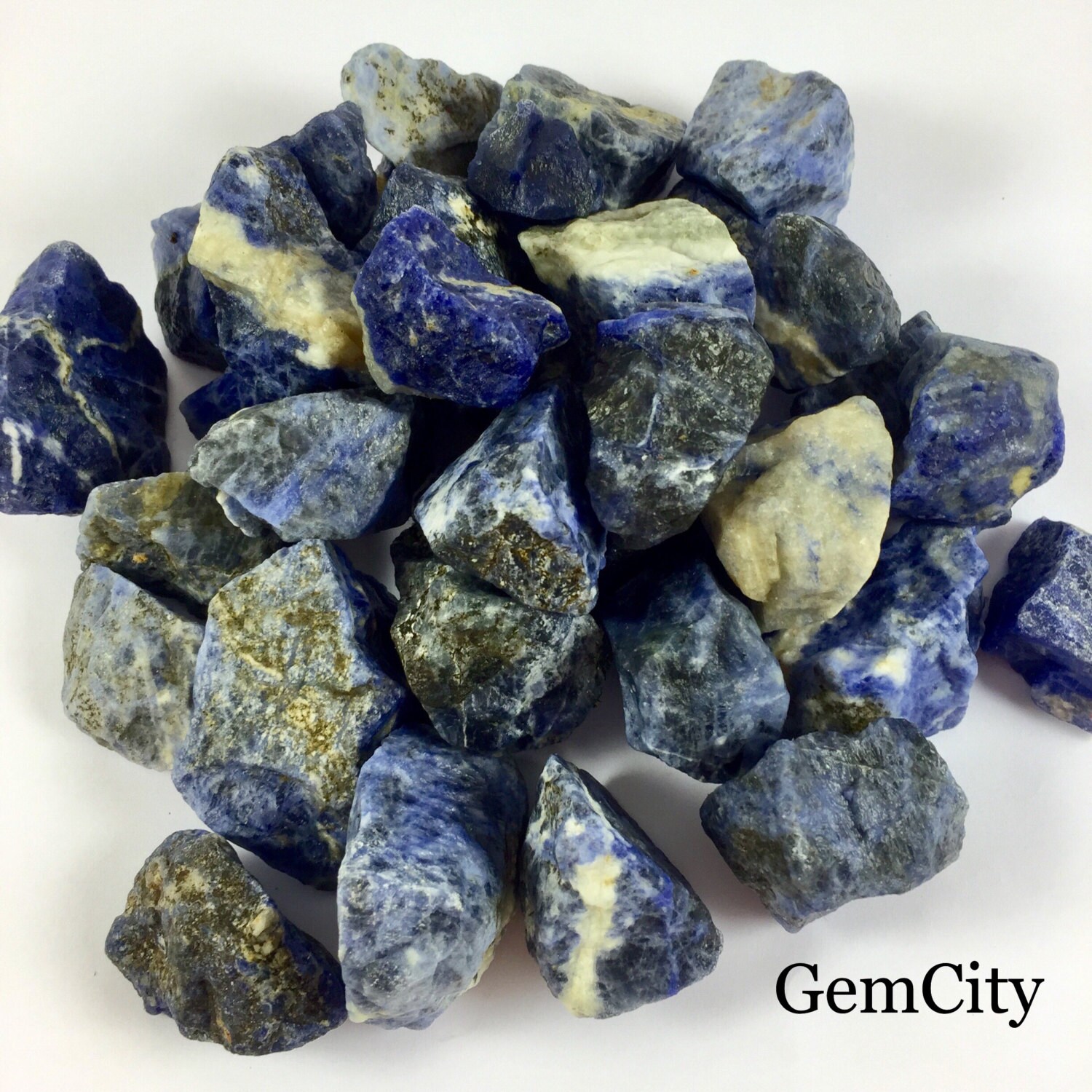 Raw Sodalite Crystals Healing Crystals and Stones Raw | Etsy