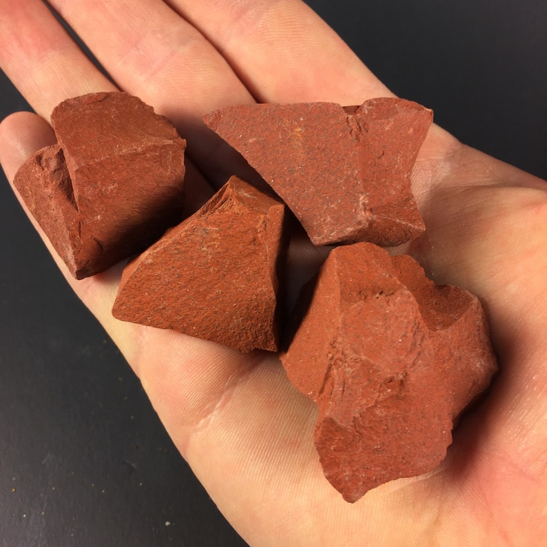 raw red jasper