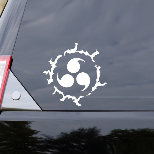 Cursed bite Anime Car Decal!