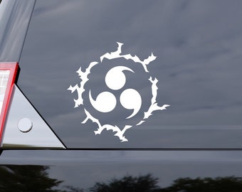 Cursed bite Anime Car Decal!