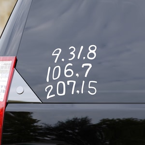 Last Message Anime Car Decal!