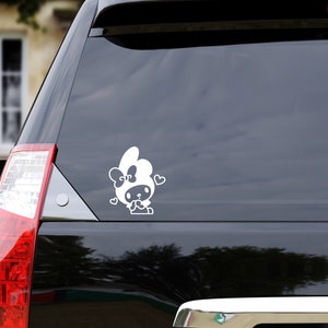Cute Rabbit Anime Car Decal!