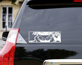 Blindfolded Sensei Anime Car Decal!