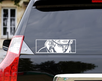 Pain Eyes Anime Car Decal!