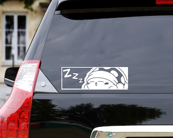 Sleep Hungry Anime Car Decal!