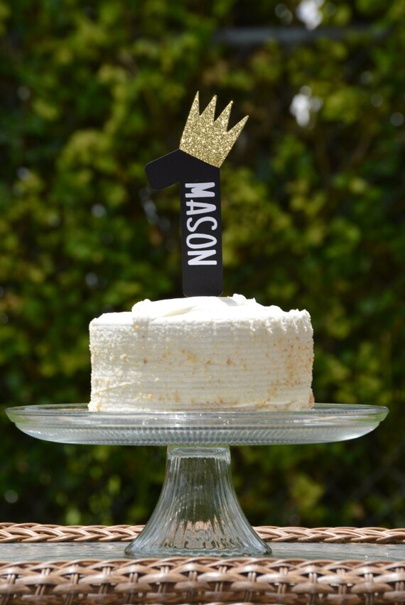 PERSONALIZED One Cake Topper 1 cake topper 1st Birthday Etsy
