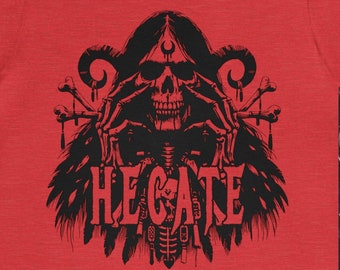 Hecate the Goddess T Shirt / Pagan Wicca Design / Humane, Sustainable / 100% Cotton / Tee Shirt / Unisex