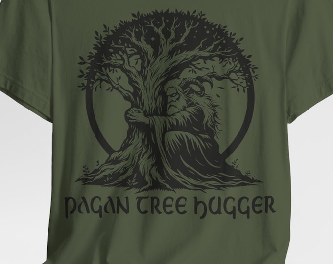 Pagan Tree Hugger Hippy Unisex Short Sleeve Tee / humane, no-sweat-shop, sustainable / Multi-color options / T Shirt / Tshirt