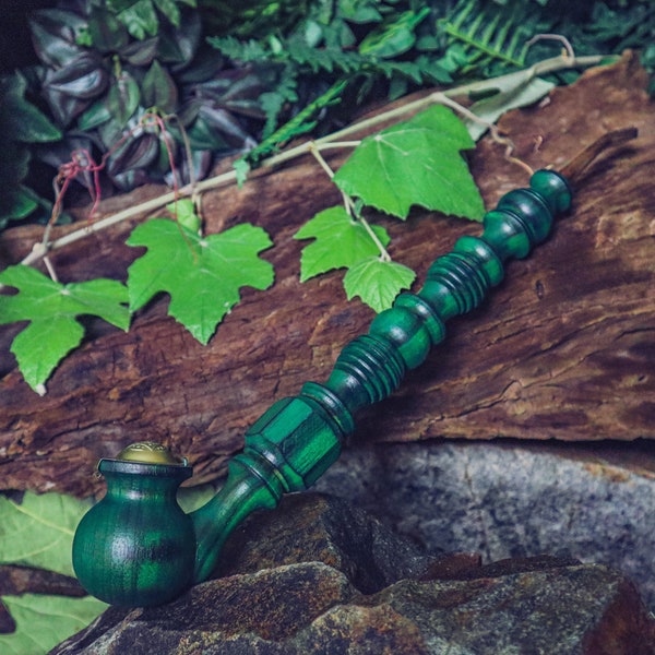 Long Smoking Pipe - Churchwarden Wooden Pipe For Smoking With 3 - In - 1 Pipe Scraper, Pipe Reamer & Other Pipe Accessories In Gift Box (Brown - Foto 8