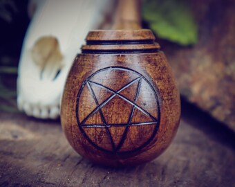 Pentagram Sherlock Tobacco Pipe / Pipe for Smoking / Handmade Wooden Pipe