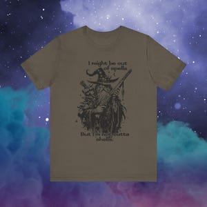 Formidable Wizard / FantasyT Shirt / Funny Magickal Design / Humane, Sustainable / 100% Cotton / Tee Shirt / Unisex