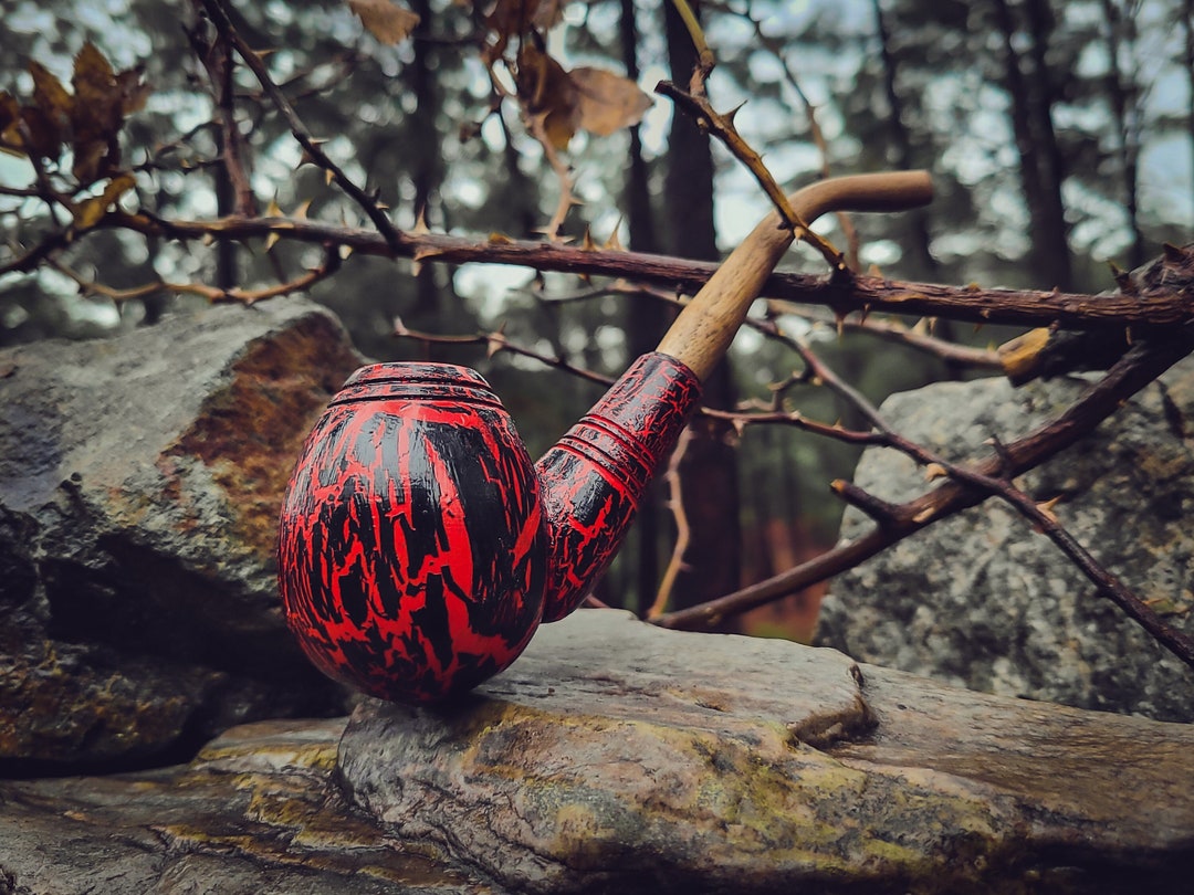 Ragnarok Viking Pipe / Tobacco Pipe / Sherlock Pipe / Wooden Pipe for