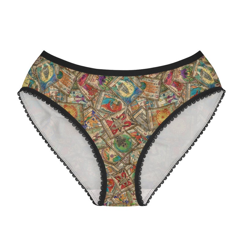 Witchy Tarot Design Underwear / Pagan Panties / Gothic Boho - Etsy