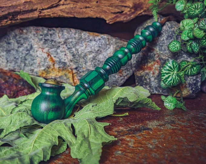 Churchwarden Pipe / Long Wooden Pipe for Tobacco / Wizard / Cool / Handmade Smoking Pipe / Fantasy