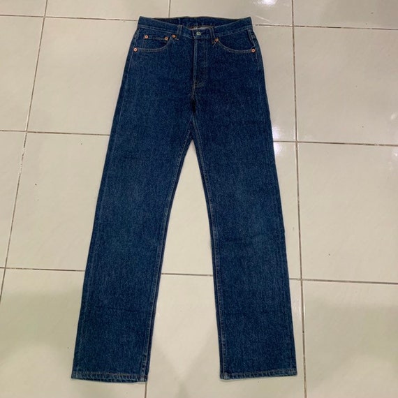 Vintage 90s Levis 501 Blue Denim W29 x L34 Jeans Measurement | Etsy