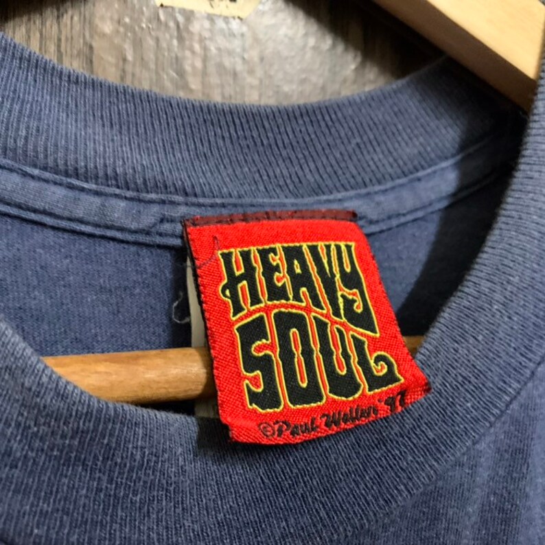 Vintage 90s Paul Weller Heavy Soul 1997 Concerts Tour T Shirt image 5