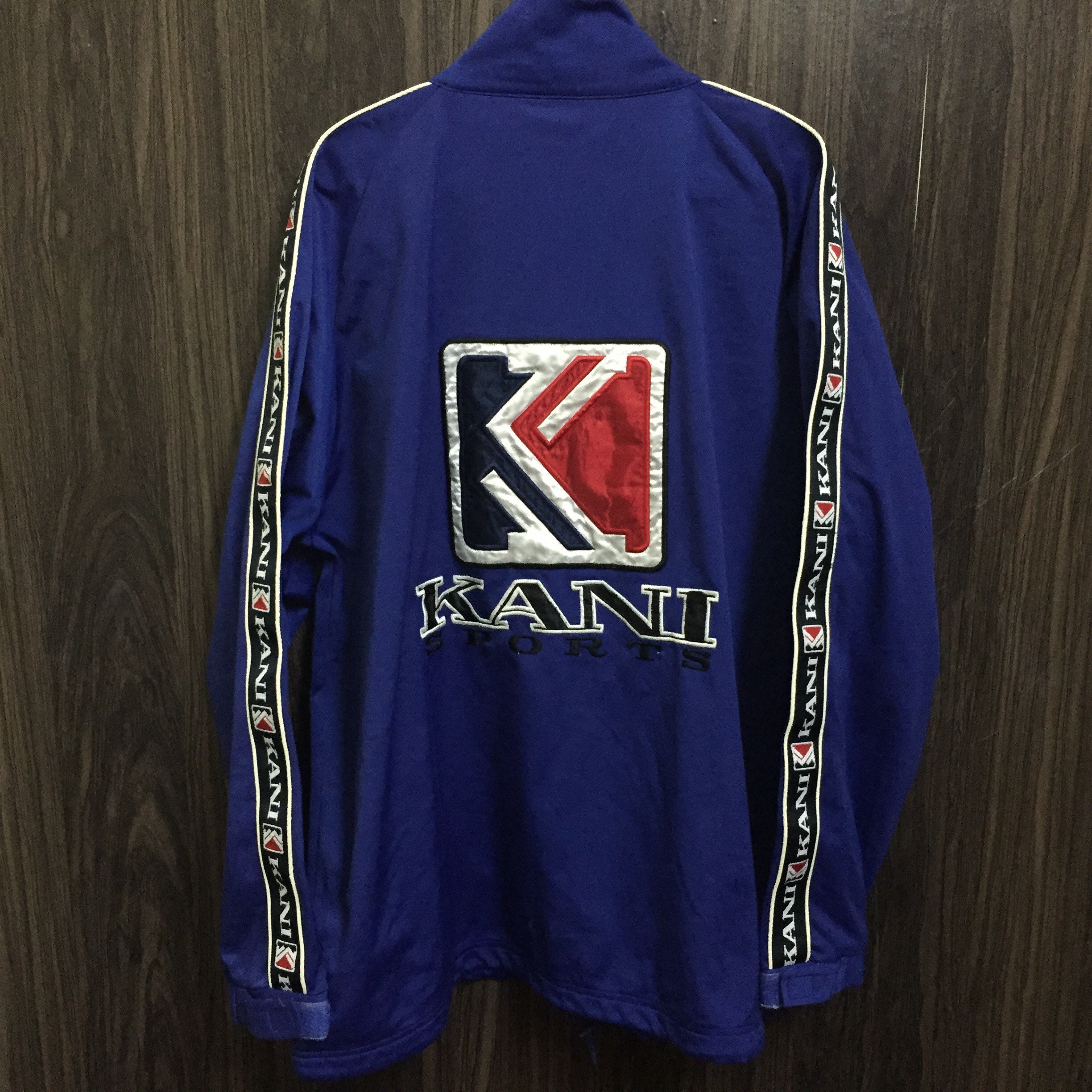 Karl Kani - Retro Velvet Block Puffer Jacket dark red/ black