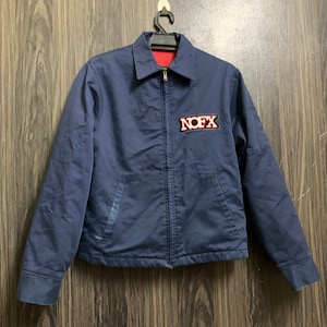 Vintage 80s 90s NOFX Worker Zipper Jacket