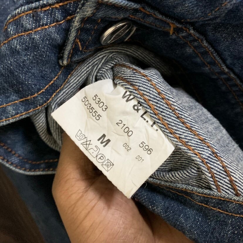 Vintage 90s Walter Van Beirendonck W&L.T Denim Trucker Jacket - Etsy