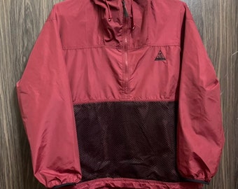 Vintage 90s Nike ACG Anorak Half Zipper Windbreaker Jacket