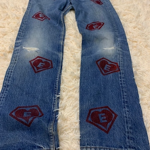 Vintage 80s Levis 501 X Super Lovers Tokyo Japanese Designer Jeans