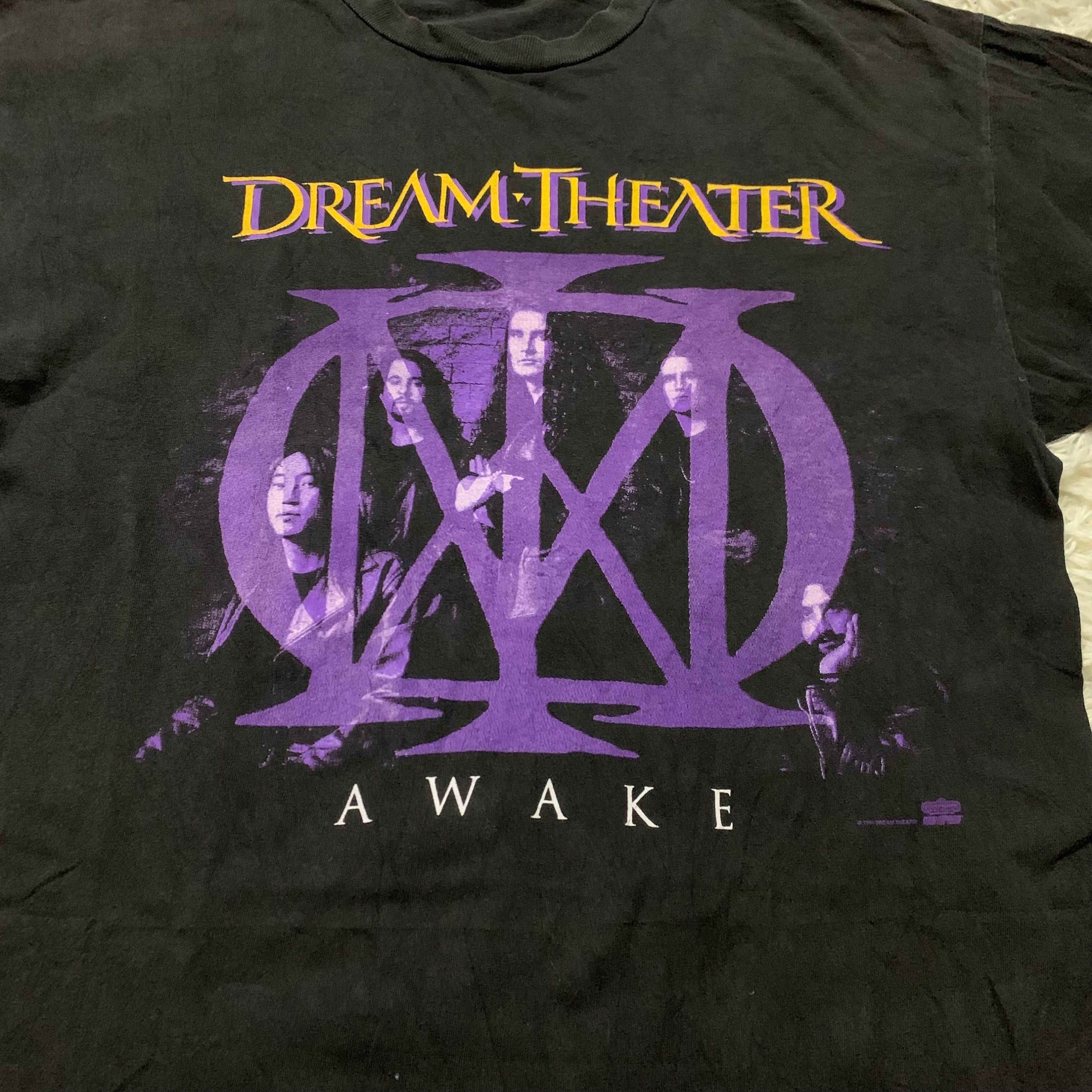 Vintage 90s Dream Theater Japan Tour Album Awake 1995 T Shirt - Etsy