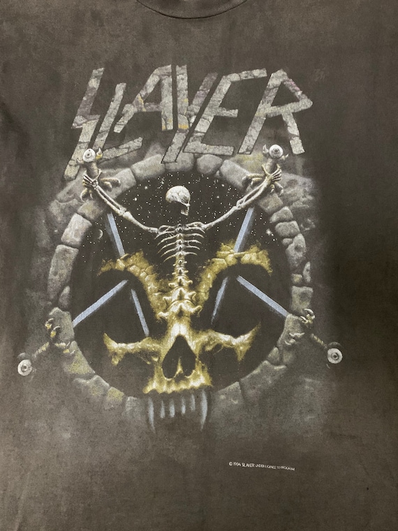 Vintage 90s Slayer Divine Intervention 1994 Album… - image 6