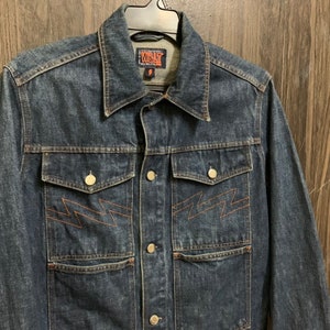 Vintage 90s Walter Van Beirendonck W&L.T Denim Trucker Jacket Size M image 3